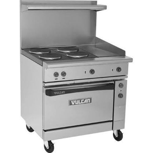 Vulcan EV36-S-4FP12G480 Restaurant Range electric 36&#034; (4) 2.0kW French hot...