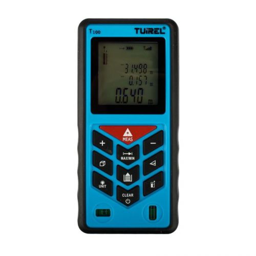 USA Ship Tuirel T100 Handheld 100m/229ft/2755in Laser Distance Meter Tester