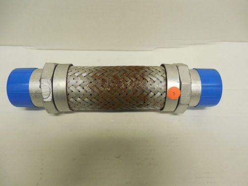 NEW NO NAME STEEL FLEX HOSE 12-3/8&#034;OVER ALL LENGTH 2&#034; NPT