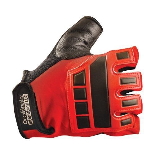 Occunomix deluxe vibration and impact protection gloves xl red for sale