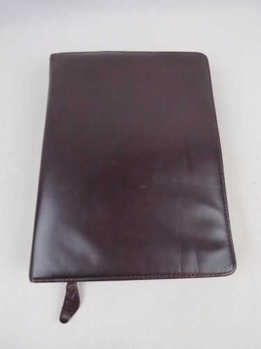 Brown 2850 Full Grain Leather Franklin Covey Classic Planner Organizer Made USA