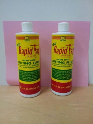(lot of 2) Relton PNT-NRT Rapid Tap Cutting and Drilling Fluid, 16 oz. bottles