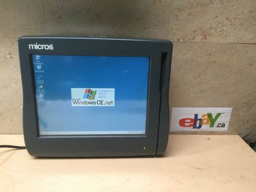 Micros Workstation 4 12&#034; Touchscreen POS Terminal 500614-001~UNIT 2 ~FREE SHIP