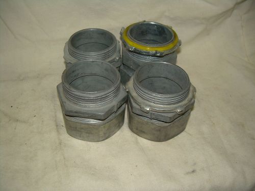 Halex neer assorted tc-605 emt compression coupling   lot of 4   new   1-1/2&#034; for sale