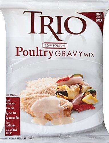 Trio Low Sodium Gravy, Poultry, 22.6-Ounce