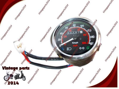 ROYAL ENFIELD NEW BLACK , GREY FACE SPEEDOMETER 0-160 KMPH