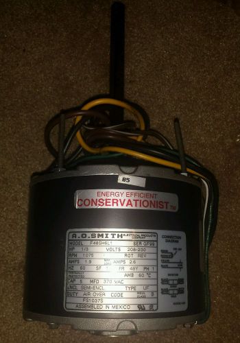 A.O.Smith FM1036 1/3HP, 208/230 Volt, 1075 RPM/3 Spd, Fleximount Conservationist