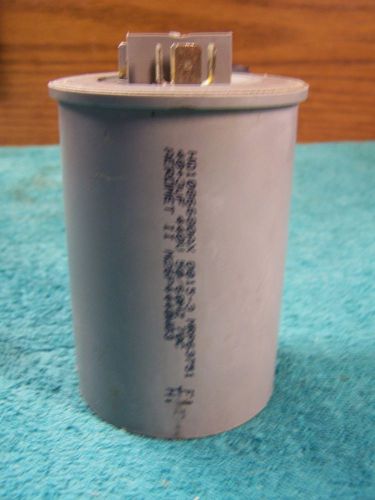 Heavy duty Dual Run Capacitor 40+3 uf mfd 440 370 V round 2 3/8&#034;