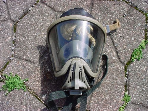 MSA ULTRA ELITE FIRE DEPT FIREMAN FIREFIGHTER SCBA AIR PACK FACE MASK M 033016