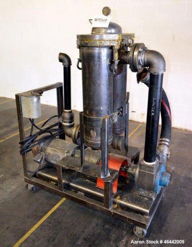 Used- fsi filter specialists double-barreled bag filter, model fsp-250, carbon s for sale