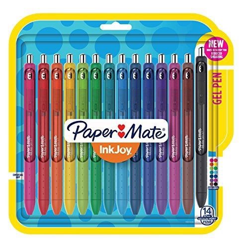 Paper Mate Inkjoy Gel Pens, Medium Point, Assorted, 14-Pack (1951636)