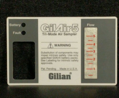 Sensidyne gilian gil-air 5 personal air sampling pump front cover for sale