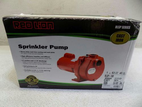 Red lion rlsp-100 1 hp 63 gpm self-priming sprinkler pump for sale