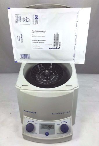 Eppendorf 5415D Centrifuge w/ Rotor F45-24-11 &amp; New Lid, incl. 1 Year Warranty