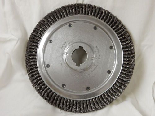 NEW 2 WEILER 14&#034; 90 TWIST KNOT WIRE WHEEL #09790 .016 WIRE 2&#034; AH