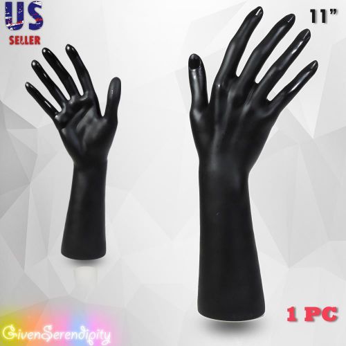 Female Black Mannequin Hand Display Jewelry Bracelet Ring Glove Stand Holder New