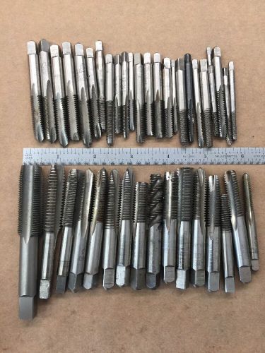 HUGE Misc Lot Asst Hand Taps And Dies Most USA Greenfield Dormer Handson A230