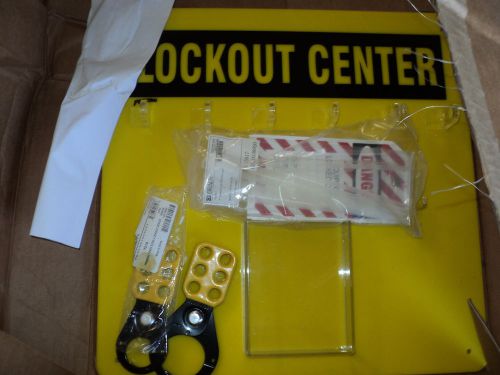 BRADY  3003Y Lockout Station,  General Lockout/Tagout, 14&#034; x 14&#034;