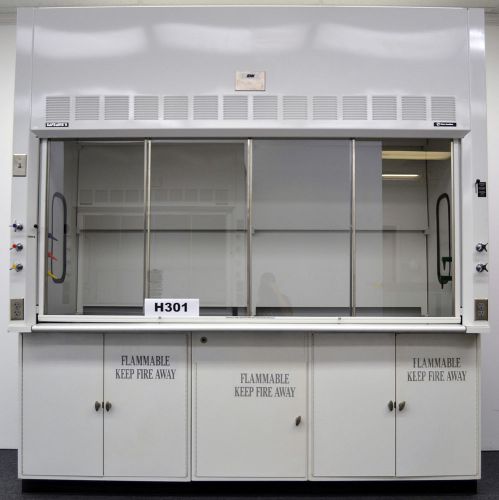 8&#039; fisher hamilton safeaire ii laboratory fume hood for sale