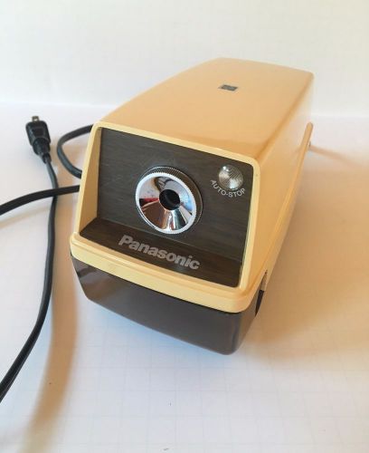 Vintage Panasonic KP-33 Electric Pencil Sharpener Point O Matic Auto Shut Off