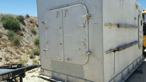 Vintage 1969 ship barge aluminum lab office diving locker! for sale