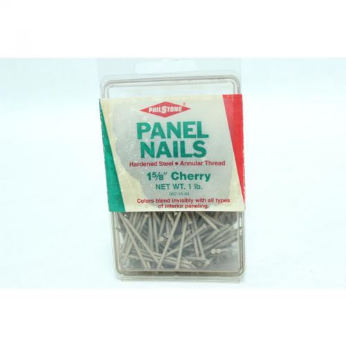 1-5/8&#034; Cherry Panel Nail, 1lb. Philstone Nails 062-16-04 Cherry 042699000794