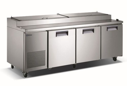 VORTEX  3 Door Pizza Prep Table  V-93PPT-3