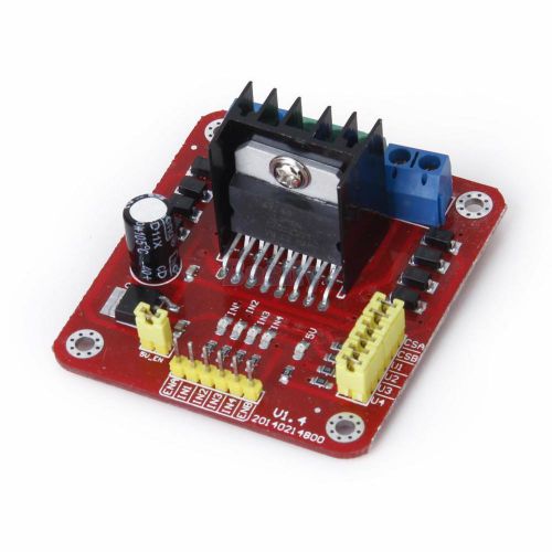 L298n dual h bridge dc stepper step motor driver controller board module project for sale