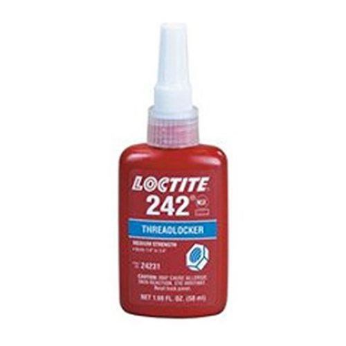 Loctite 242 Medium Strength Threadlocker, 50 mL Bottle, Blue