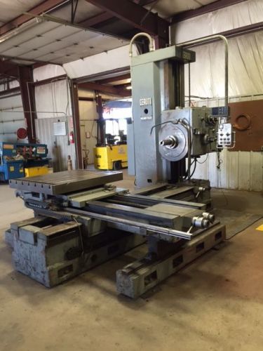 4&#034; Ceruti Table Type Horizontal Boring Mill