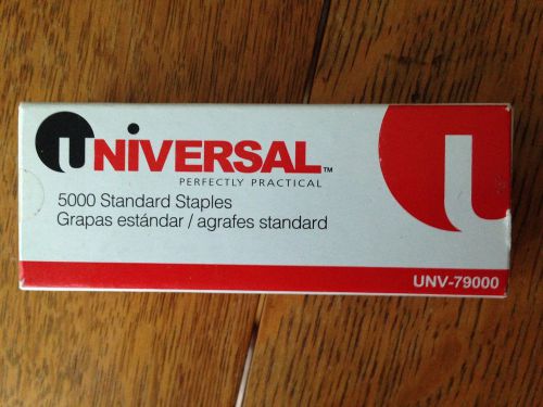 Universal brand standard basic staples 5000 count box full strip new for sale