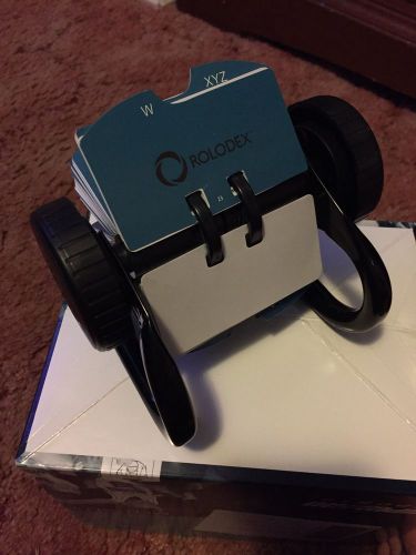 Rolodex card file, classic open rotary file 250-cards for sale