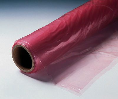 6&#039; x 2200&#039; Anti-Static Low Density Poly Film - Pink Tinted (1 mil)