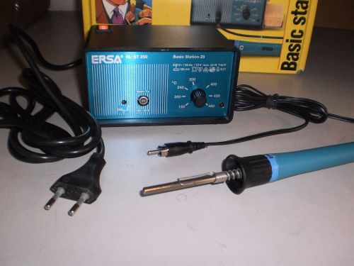 ERSA BASIC 25 (25W) Electronically Regulated Soldering Station 230 vac 50Hz.