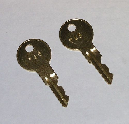 2 - T45 Replacement Keys fit Traulsen Refrigeration Equipment