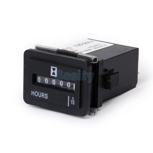 Sys-3 0.3w ac 100v-250v 6-digital display electromechanical car boat hour meter for sale