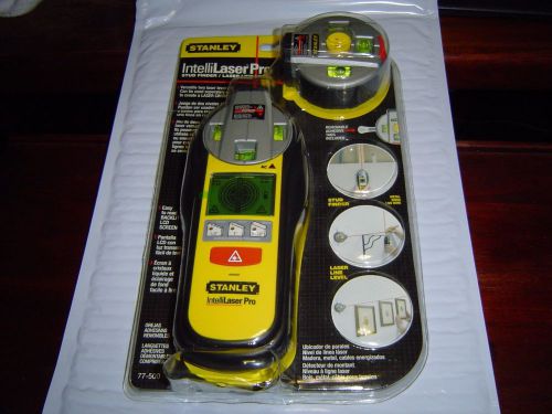 &#034;NEW&#034; STANLEY IntelliLaser PRO STUD FINDER &amp; LASER LINE LEVEL Model #77-500