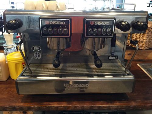 Practically New Casadio Dieci A2 Two Head Espresso/Cappuccino Machine