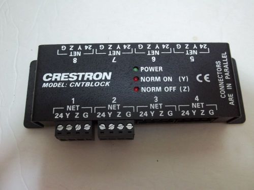 CRESTRON CNTBLOCK w/ 2 Connectors CNT-BLOCK Cresnet Audio Visual