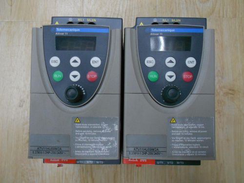 Used Schneider Inverter ATV11HU09M2A V1.2IE0.4 220V 0.37KW tested