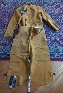 New Tillman Heavyweight &#034;30&#034; GTS Welding Jacket and Chaps size XXL