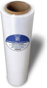 Hand Stretch Plastic Film Shrink Pallet Wrap 1 Roll Heavy Duty 18&#034; X 1200 Feet