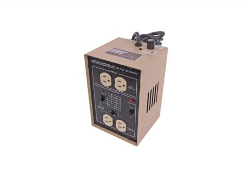 BK Dynascan TR-110 Isopack Dual-Output 500/350VA AC Direct/Isolation Transformer