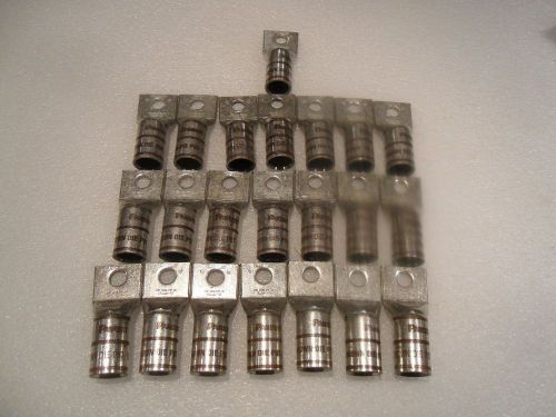 PANDUIT LCA500-12-6 500 kcmil LCA500126 COPPER ONE HOLE LUG New Lot of 22