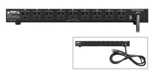 New PDBC70 1U Rack Mount Power Supply Strip/9 Outlets 15A 1800VA AC Power Center