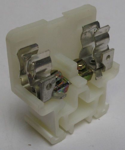 EMM White Fuse Clip Screw Terminal Block #10-#122AWG EE6 NNB