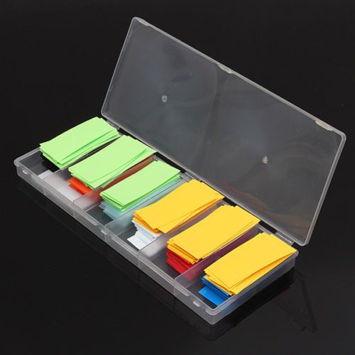 280pcs 8color kit 29.5mm ?18.5mm pvc heat shrink tubing for 18650 18500 battery for sale