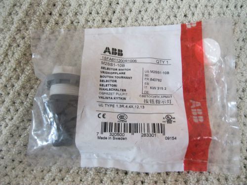 M2SS1-10B ABB SELECTOR SWITCH ***** LOT OF 6 PKG*****