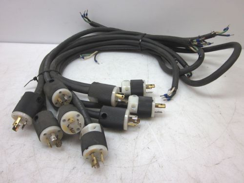 Lot 9 CCI SEOPRENE 105 14AWG 600V Water Resistant Wire +Twist-Lock Plug 125V 15A