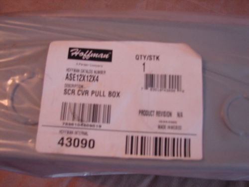 HOFFMAN ASE 12 X 12 X 4   PULL BOX     NEW